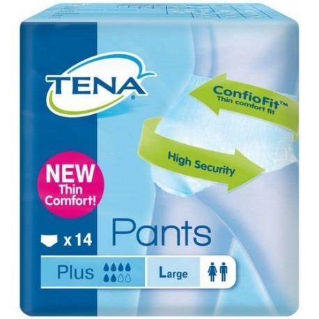 302273 - TENA PANTS PLUS T.GRANDE 14 UNID. 302273 - TENA PANTS PLUS T.GRANDE 14 UNID.