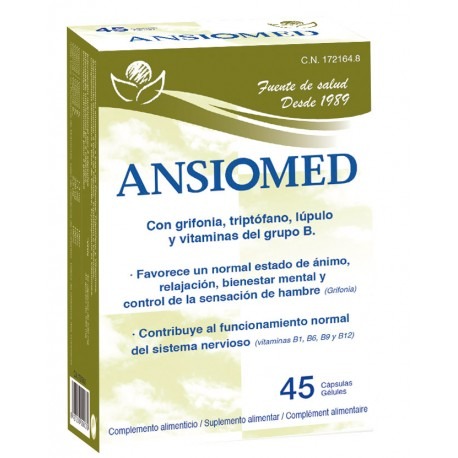 172164 - ANSIOMED 45 CAPSULAS 172164 - ANSIOMED 45 CAPSULAS
