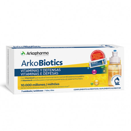156286 - ARKOPROBIOTICS VIT Y DEFENSAS ADULTOS 7 UNIDOSIS 156286 - ARKOPROBIOTICS VIT Y DEFENSAS ADULTOS 7 UNIDOSIS