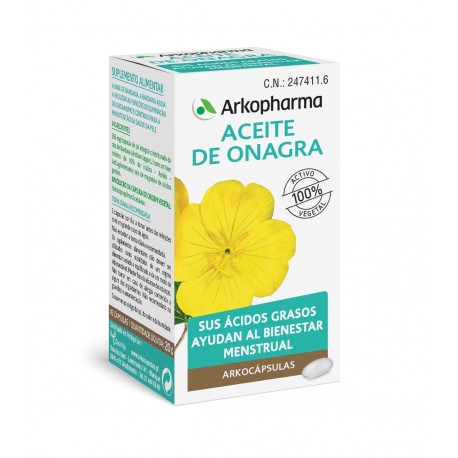 247411 - ARKOFLUIDO ACEITE DE ONAGRA 50 CAPSULAS 247411 - ARKOFLUIDO ACEITE DE ONAGRA 50 CAPSULAS