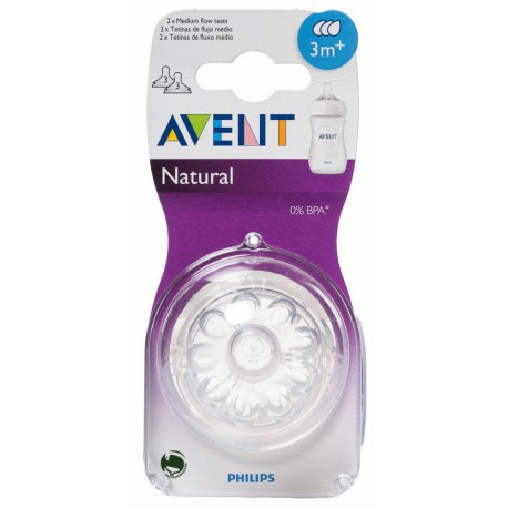 167950 - TETINA NATURAL FLUJO MEDIO AVENT PHILIPS RECIEN 167950 - TETINA NATURAL FLUJO MEDIO AVENT PHILIPS RECIEN