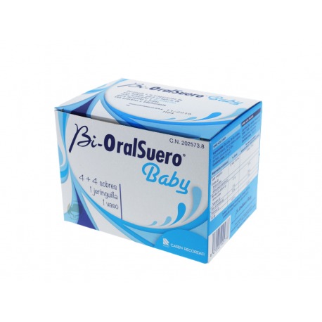202573 - BIORALSUERO BABY 4+4SOBRE+1VASO+1JERINGU 202573 - BIORALSUERO BABY 4+4SOBRE+1VASO+1JERINGU