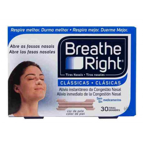 300319 - BREATHE RIGHT TIRA NASAL COLOR T- GDE 30 U 300319 - BREATHE RIGHT TIRA NASAL COLOR T- GDE 30 U