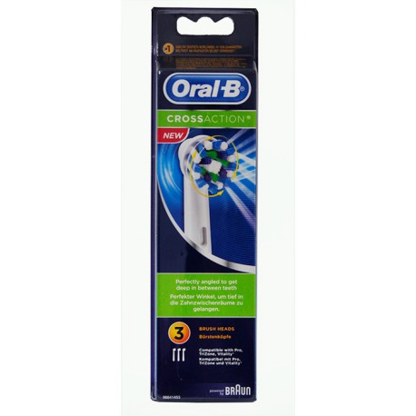 172517 - ORAL B RECAMBIO CROSS ACTION 3 UDS 172517 - ORAL B RECAMBIO CROSS ACTION 3 UDS