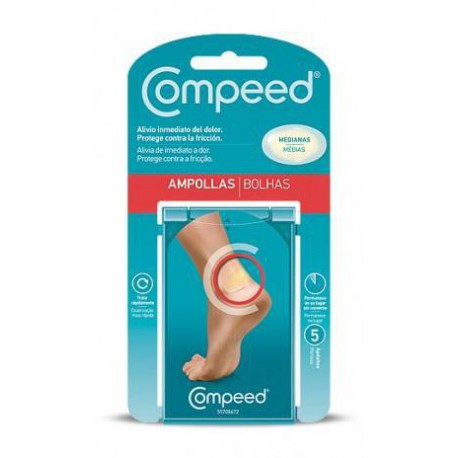 229831 - COMPEED TIRAS AMPOLLAS MEDIANO 5 UDS. 229831 - COMPEED TIRAS AMPOLLAS MEDIANO 5 UDS.