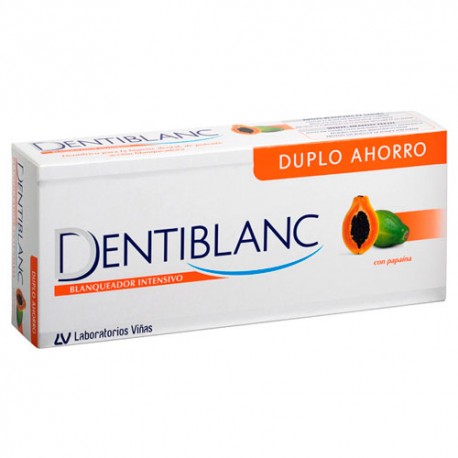 160919 - DENTIBLANC PASTA DENTAL BLANQ. 100 ML - DUPLO 160919 - DENTIBLANC PASTA DENTAL BLANQ. 100 ML - DUPLO