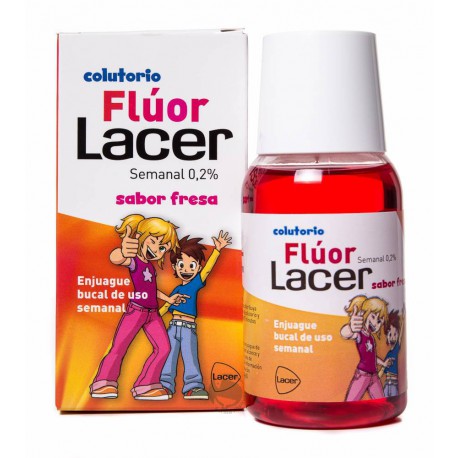 238592 - LACER COLUTORIO FLUOR SEMANAL 0,2 % FRESA 100 ML 238592 - LACER COLUTORIO FLUOR SEMANAL 0,2 % FRESA 100 ML