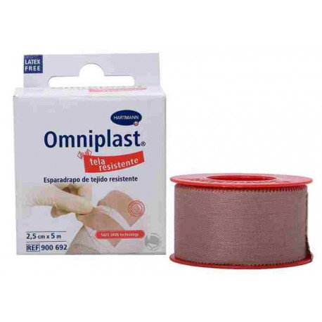 163347 - ESPARADRAPO OMNIPLAST TELA ROSA 5MX2,5CM 163347 - ESPARADRAPO OMNIPLAST TELA ROSA 5MX2,5CM