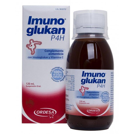 161317 - IMUNOGLUKAN P4H JARABE 120ML. 161317 - IMUNOGLUKAN P4H JARABE 120ML.