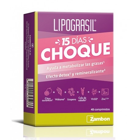 174503 - LIPOGRASIL 15 DIAS CHOQUE 45 COMPRIMIDOS 174503 - LIPOGRASIL 15 DIAS CHOQUE 45 COMPRIMIDOS