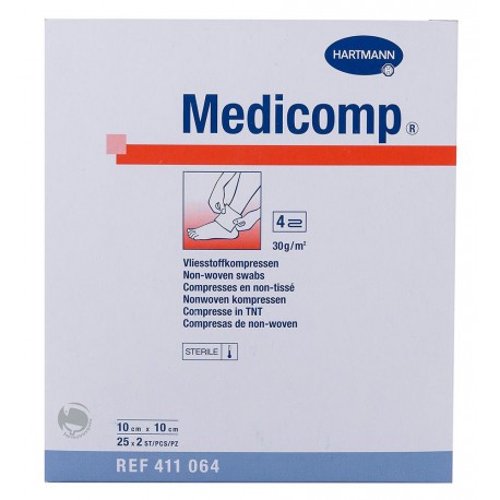 151363 - MEDICOMP ESTERIL GASA 10X10 CM 50 UDS 151363 - MEDICOMP ESTERIL GASA 10X10 CM 50 UDS