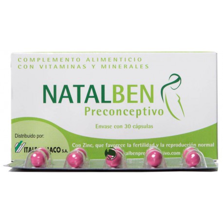 163264 - NATALBEN PRECONCEPTIVO 30 CAPSULAS 163264 - NATALBEN PRECONCEPTIVO 30 CAPSULAS
