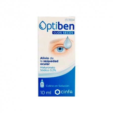 151369 - LUBRICANTE OCULAR OPTIBEN GOTAS 10 ML 151369 - LUBRICANTE OCULAR OPTIBEN GOTAS 10 ML