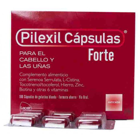 166904 - PILEXIL CAPSULAS FORTE CABELLO Y UÑAS 100 CAPS 166904 - PILEXIL CAPSULAS FORTE CABELLO Y UÑAS 100 CAPS