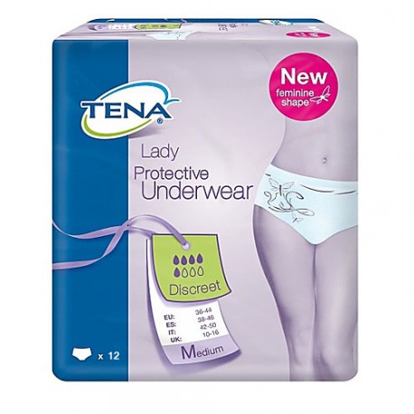 162372 - TENA PANTS DISCREET T.MEDIANA 12 UNID. 162372 - TENA PANTS DISCREET T.MEDIANA 12 UNID.