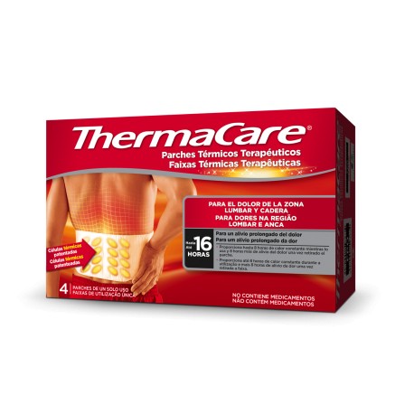 167426 - THERMACARE ZONA LUMBAR CADERA 4 PARCHES TERMICOS 167426 - THERMACARE ZONA LUMBAR CADERA 4 PARCHES TERMICOS